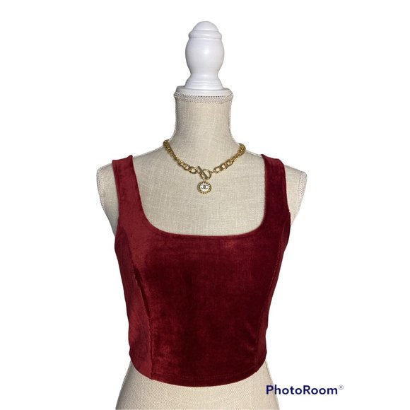 Liz & Sara Tops - Liz & Sara Crop Top Corset Size M